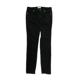 Loft Modern Skinny Women's size 2 Dark Wash Black Velvet Jeans